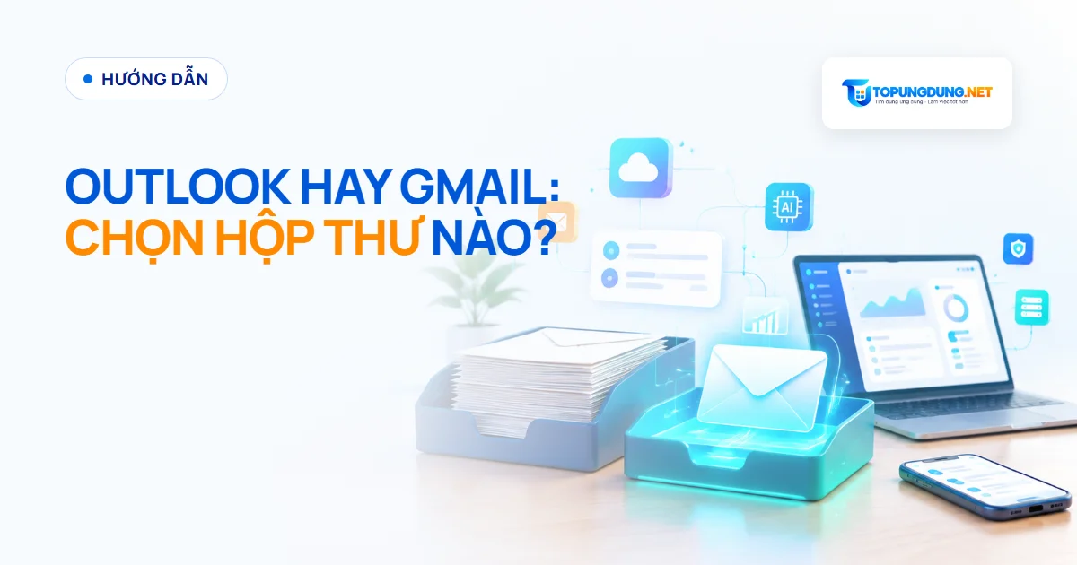 Outlook hay Gmail: chọn hộp thư nào cho công việc 2026