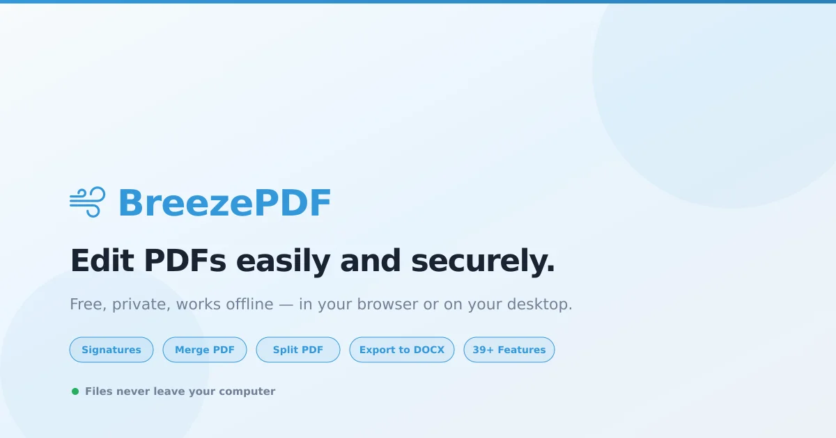 BreezePDF