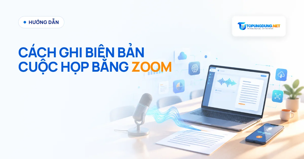 Cách ghi biên bản cuộc họp bằng Zoom và My Notes
