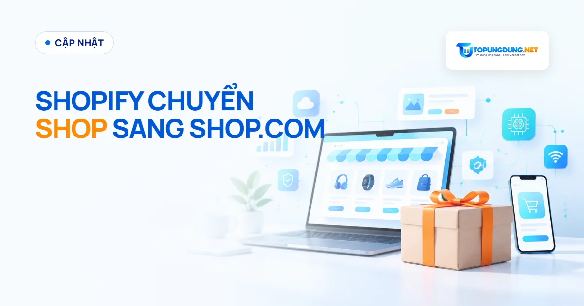 Shopify chuyển Shop sang shop.com, chủ shop không phải làm gì
